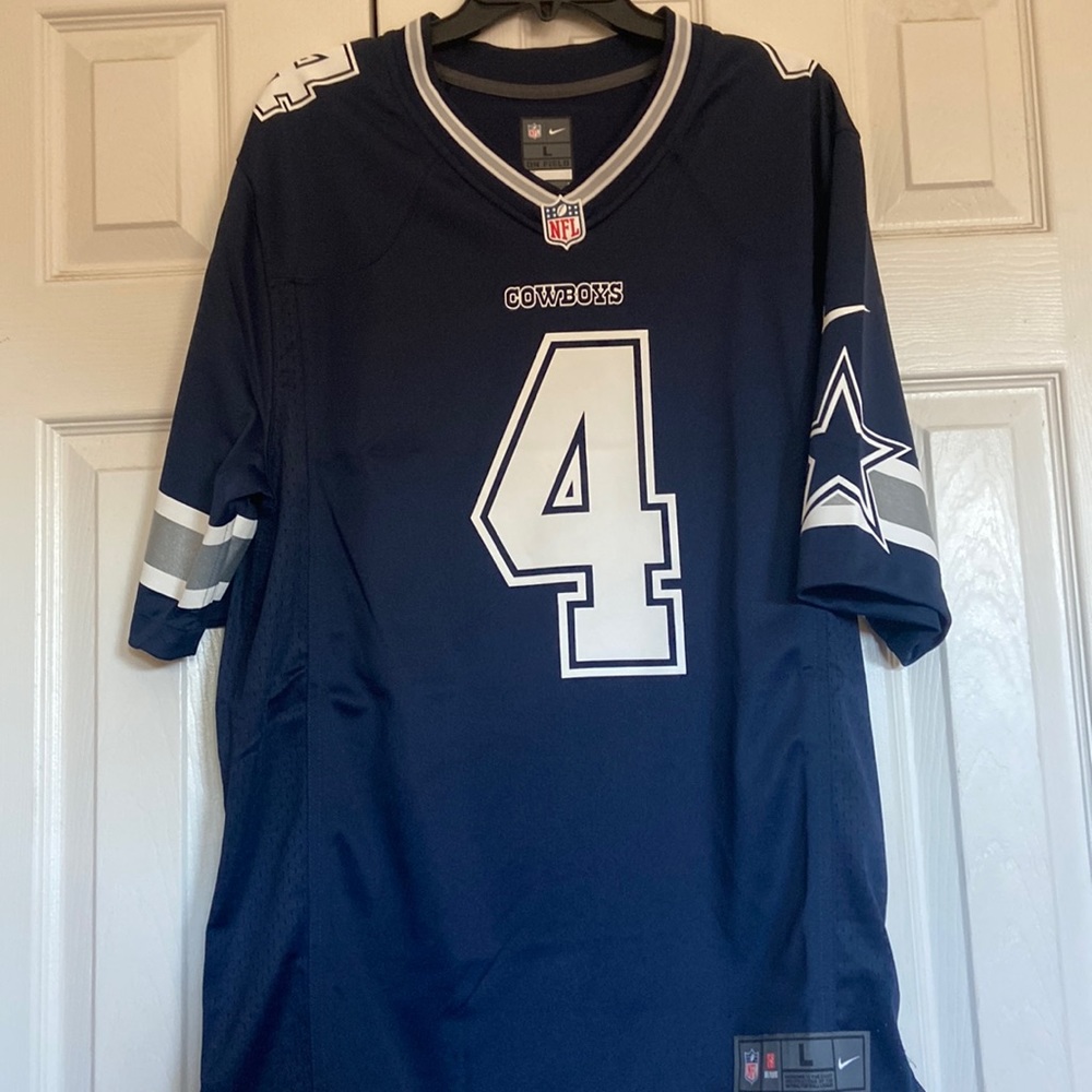 Dallas Cowboys Dak Prescott Navy Jersey
